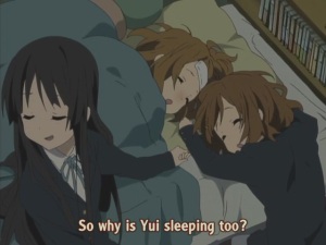 Yui is Yui.  Yui owns everything in K-ON.