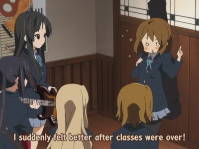 Well, that does sound like lazy Yui